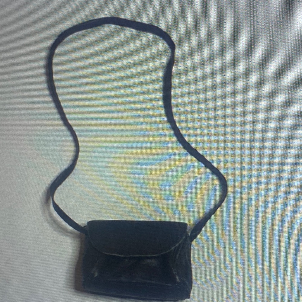 Elegant Black Leather Crossbody Bag